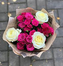 Букет цветов из:  Розы #REPLACE_PRED# Новодугино