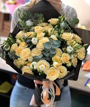 Букет цветов из:  Розы и Лизиантусы #REPLACE_PRED# Новодугино